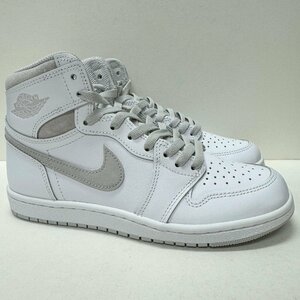 25.5cm AIR JORDAN 1 HI 85 BQ4422-100 エアジョーダン1 ハイ ホワイト メンズ スニーカー SN H89870