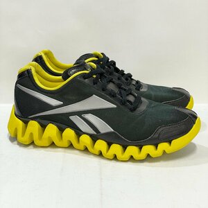 25.5cm REEBOK ZIGTECH PULSE 2 1-V50573 リーボック ジグテック プラス 2 ブラック イエロー メンズ スニーカー KO 103079