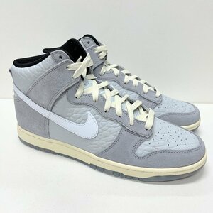 28.5cm NIKE DUNK HI PRM DR8753-077 ナイキ ダンク ハイ PRM ホワイトグレー メンズ スニーカー VH H87089