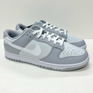 28cm NIKE DUNK LOW RETRO DJ6188-001 ナイキ ダンク ロー レトロ グレーホワイト メンズ スニーカー VP H82762