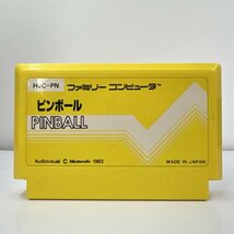 ★何点でも送料１８５円★ ピンボール ファミコン イ10レ即発送 FC 動作確認済み ソフト_画像1