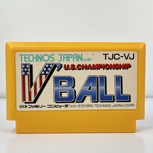 ★何点でも送料１８５円★ V'BALL ファミコン イ20レ即発送 FC 動作確認済み ソフト