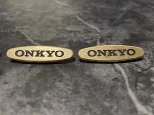 【Hi.APP】ONKYO ロゴ　ペア