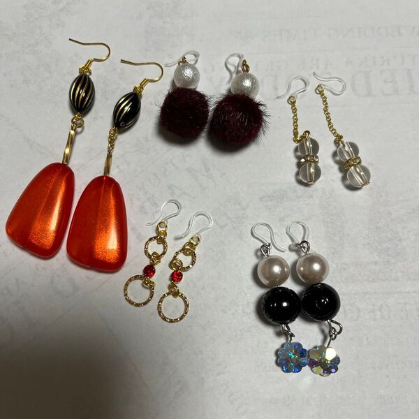ハンドメイド ピアス