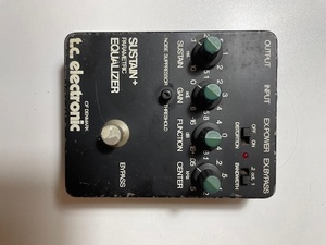 ★★★★ ビンテージ t.c.electronic SUSTAIN+ PARAMETRIC EQUALIZER 中古動作品　★★★★