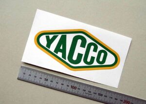 【希少】YACCO ヤッコ ステッカー！ フランス車 ルノー プジョー シトロン カングーなどに 一品物です。