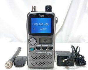 アイコム　IC-R3　0.5-2450MHz　映像電波受信＋方向探知　広帯域レシーバー受信機　ICOM