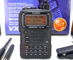 YAESU　ほぼ新品　VX-7R　B3　Jなし　送信改造済　50／144／430　防水仕様　50MHzAM