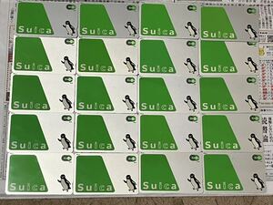 【出場記録あり】無記名Suica スイカカード　JR東日本　20枚　中古品　