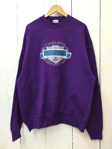 PRO PLAYER プロプレイヤー 80‘s 90’s NBA HORNETS プロスポーツ スウェット スウェットシャツ VINTAGE メンズXL〜XXL 大きめ 【良品】