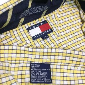 TOMMY HILFIGER トミーヒルフィガー チェック柄 長袖シャツ コットンシャツ ボタンダウン 胸ロゴ メンズXL〜 大きめ 【良品綺麗】24の画像10