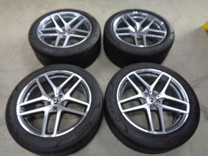 【美品】ベンツGLE　AMG　純正21インチタイヤホイール【４本セット】10J+52.5　11J+38　112-5H　275/45R21　315/40R21