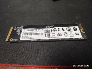 ADATA A-DATA XPG GAMMIX S50 Lite AGAMMIXS50L-1T-C nvme ssd used