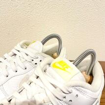 NIKE WMNS DUNK LOW WHITE ナイキ ダンク ロー ホワイト イエロー レディース FD0803-100 ローカットスニーカー カジュアル 22.5cm_画像7