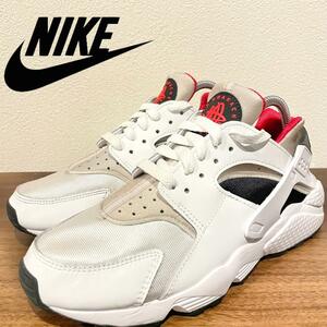 NIKE W AIR HUARACHE ナイキ エア ハラチ レディース ホワイト ブラック レッド DV6018-100 ローカットスニーカー 25cm 