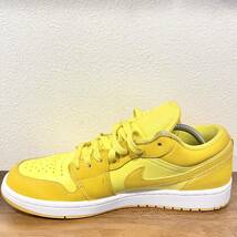 NIKE W AIR JORDAN 1 LOW SUNNY YELLOW ナイキ エア ジョーダン ワン ロー サニーイエロー DC0774-700 27cm_画像6