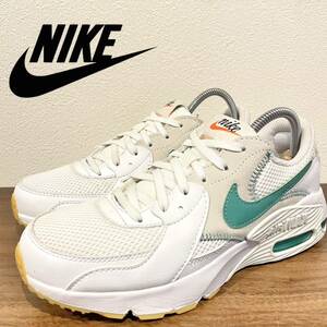 NIKE W AIR MAX EXCEE ナイキ エア マックス エクシー ホワイト グリーン DJ2003-100 レディース ローカットスニーカー 24cm 美品