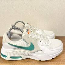 NIKE W AIR MAX EXCEE ナイキ エア マックス エクシー ホワイト グリーン DJ2003-100 レディース ローカットスニーカー 24cm 美品_画像3