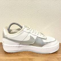 NIKE AIR FORCE 1 SHADOW ナイキ エア フォース シャドウ ホワイトシルバー CI0919-119 レディース ローカットスニーカー 23.5cm_画像5