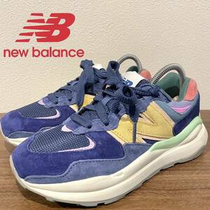 NEW BALANCE ニューバランス M5740SSG マルチカラー レディース ローカットスニーカー カジュアル 22.5cm 美品