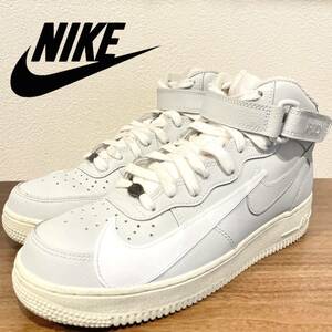 NIKE AIR FORCE 1 MID '07 PRM PHOTON DUST ナイキ エア フォース ワン ミッド DQ8645-045 レディース 25cm 美品