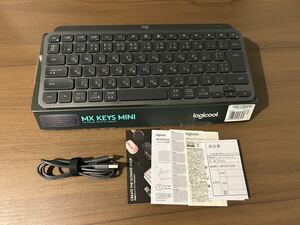 Logicool MX KEYS MINI グラファイト ／ ワイヤレスイルミネーションキーボード Bluetooth LogiBolt ／ KX700GR ロジクール 