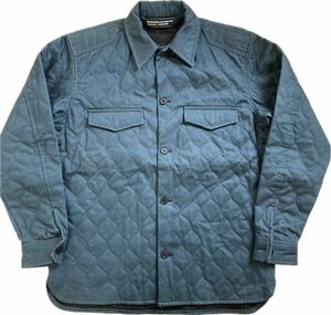 90s パイドパイパー キルティング ジャケット シャツ ネイビー スリーエム 3M thinsulate素材 PIED PIPER SURVIVAL LINE 90s CPO 46サイズ