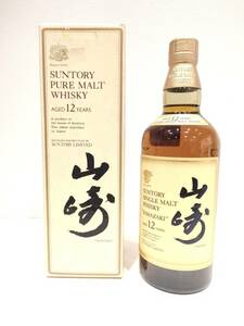 1円～☆【SUNTORY 山崎 12年 750ml 43%】未開栓/サントリー/ヤマザキ/SUNTORY LIMITED/ピュアモルト/ウィスキー/シングルモルト☆