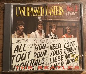 The Beatles / Unsurpassed Masters Vol. 3 (1966-1967) / 1CD(pressed CD / プレス盤) / Yellow Dog Records / Studio Outtakes & Session
