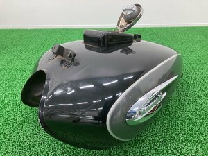 エリミネーター125 タンク 黒/銀 カワサキ 純正 中古 バイク 部品 BN125A フューエルタンク タンクキャップ コック エンブレム