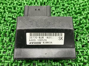 CBR400R ECU ホンダ 純正 中古 バイク 部品 NC47 CDI ECM PGM-FIユニット 機能的問題なし 車検 Genuine