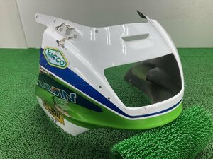 GPZ1100 アッパーカウル 社外 中古 バイク 部品 ZXT10E 後期 カーボン 超軽量 ノーマルタイプレーシングカウル 修復素材やカスタム素材に