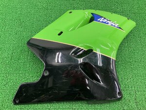 ZZ-R1100 サイドカウル 右 緑/黒 55027-1136 カワサキ 純正 中古 バイク 部品 ZX1100D コケキズなし 車検 Genuine