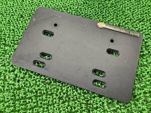  number plate holder Harley original used bike parts reflector processing license holder plate base twincam TC88 TC96