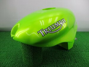 デイトナ955i タンク 黄緑 2400595 トライアンフ(TRIUMPH) 純正 中古 バイク 部品 トライアンフ 割れ欠け無し 品薄 希少品 車検 Genuine