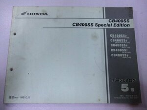 CB400SS CB400SS SpecialEdition パーツリスト 5版 ホンダ 正規 中古 NC41 NC38E CB400SS2 NC41-100・110・119・120 CB400SS4