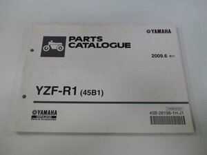 YZF-R1 パーツリスト ヤマハ 正規 中古 バイク 整備書 45B1 N521E RN24J BT 車検 パーツカタログ 整備書