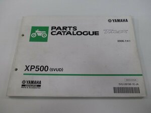 T-MAX パーツリスト 1版 ヤマハ 正規 中古 バイク 整備書 XP500 5VUD SJ04J sL 車検 パーツカタログ 整備書