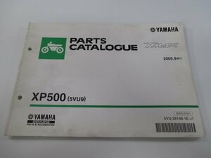 T-MAX パーツリスト 1版 ヤマハ 正規 中古 バイク 整備書 XP500 5VU9 SJ04J 整備に 車検 パーツカタログ 整備書