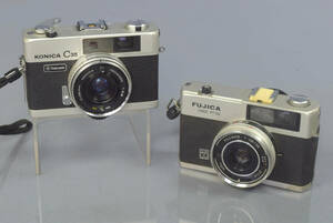 ◆中古カメラ【KONICA C35】【FUJICA 35FS】レンジファインダー(D)