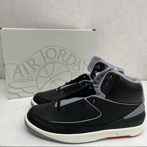 【TC0114】未使用 NIKE AIR JORDAN 2 RETRO DR8884 001 BLACK ブラック 27.0cm ナイキ エアージョーダン2 レトロ 美品 スニーカー おしゃれ