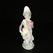 CD789 LLADRO 【リヤドロ】 磁器人形 美少女 置物 高24.5㎝／美品！ｈ_画像7