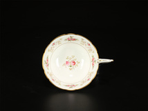 CD759 コーヒー、ティー兼用 イギリスアンティーク コールポート 【Coalport】 カップ＆ソーサー 3点セット／美品！ ｚ_画像7