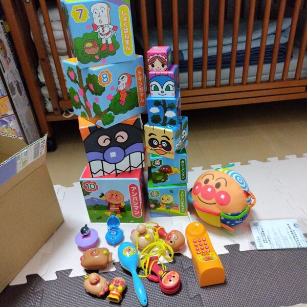 クーポンで値引き タイムセール値下げ アンパンマン 知育玩具 おもちゃいろいろまとめ売り 12点