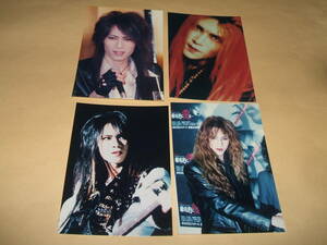 ★送料無料 X JAPAN 写真 10枚 YOSHIKI HEATH HIDE