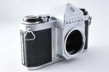 AsahiPentax ペンタックス SV Silver + Super-Takumar 55mm F/1.8 Lens 現状品 ジャンク #251BB2_画像3