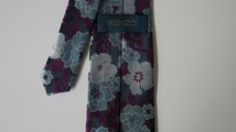 未使用に近い【KENZO ケンゾー】USED ブランドネクタイ/m123-2GG13-21-25_画像3