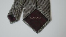 未使用に近い【CANALI カナーリ】USED ブランドネクタイ/m14-GG3-11-15_画像5