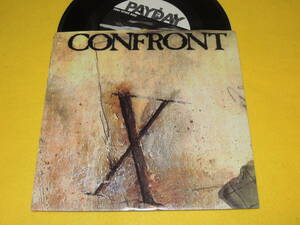 CONFRONT 7インチEP PAYDAY ハードコア ストレートエッジ STRAIGHT EDGE HARDCORE YOUTH OF TODAY GORILLA BISCUITS