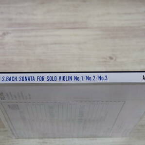 CD / J.S.BACH:SONATA FOR SOLO VIOLIN No.1/No.2/No.3 /『D23』/ 中古 の画像3